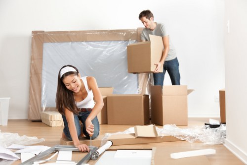 Maidavale Removals team preparing a careful residential move