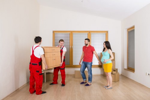 Local office removal crew managing a business move near Maida Vale