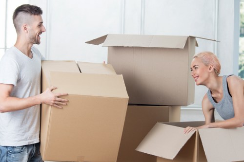 Professional van transport for boxes and household items in Maida Vale