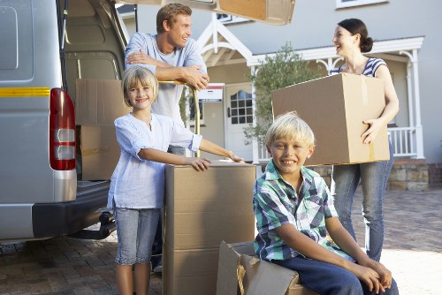 Professional movers supporting a Maida Vale office or business move