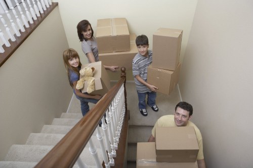 Moving checklist and packing supplies prepared for a Maida Vale house or flat move